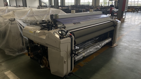 Tissu de tricotage circulaire de chaîne de Jet Loom Small Weaving Machine d'air de poutre de denim